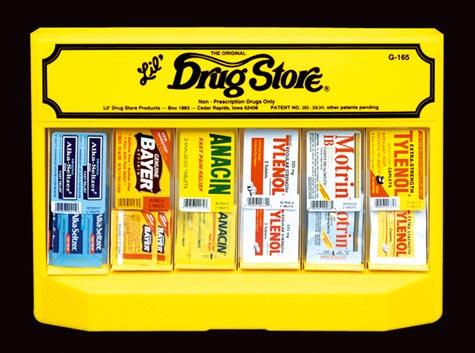 Lil' Drug Store Gravity Display